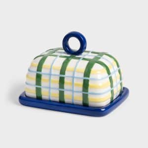 Beurrier motif "Plaid écossais"